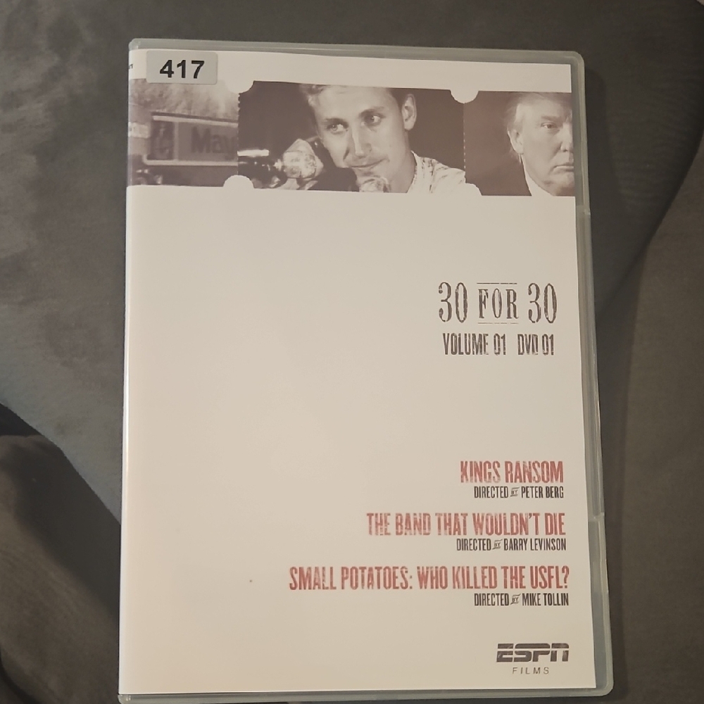 Films 30 for 30 Volume 02 DVD's